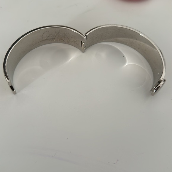 Coach Silver and Multicolor Butterfly Bangle - Picture 4 of 5